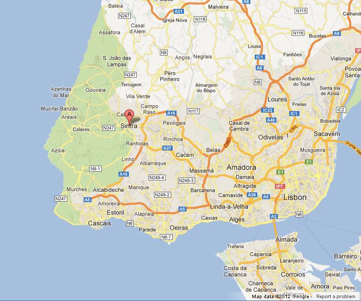 Sintra-on-Map-of-Region-of-Lisbon