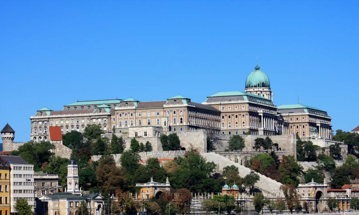 Castelo no distrito de Buda - Budapeste