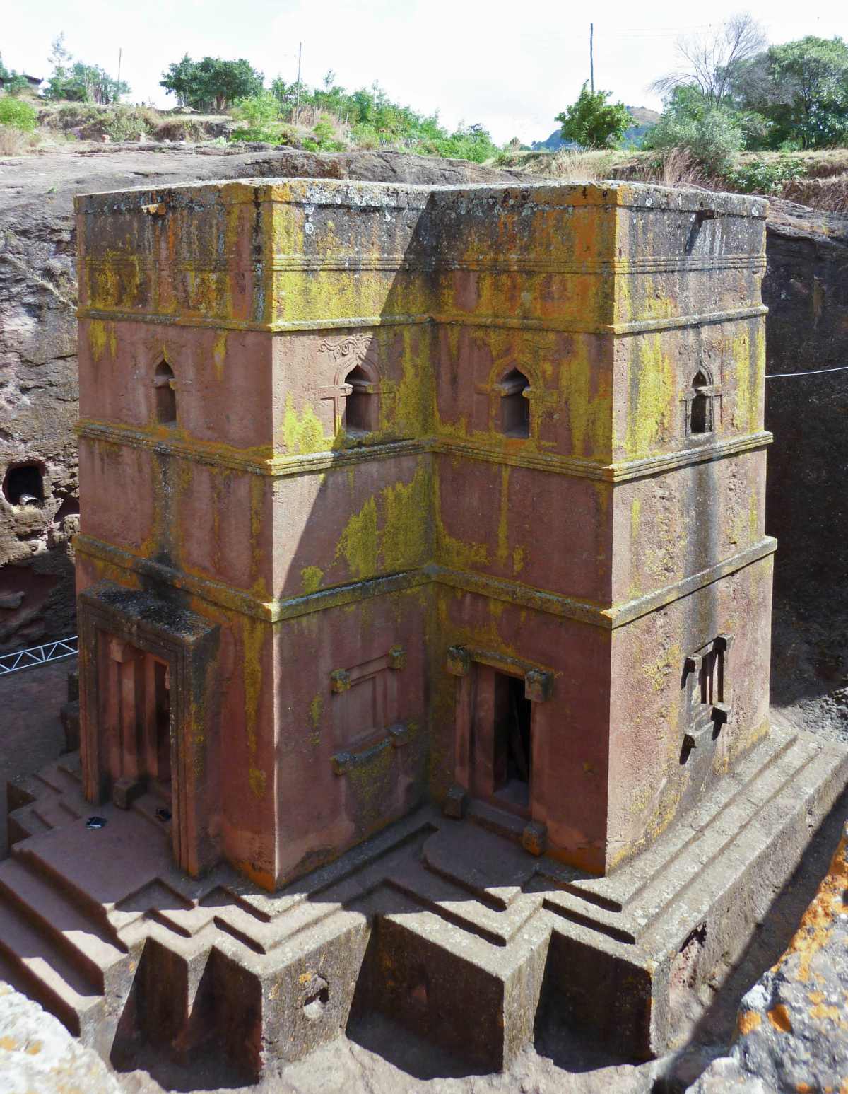 Igreja esculpida em Lalibela