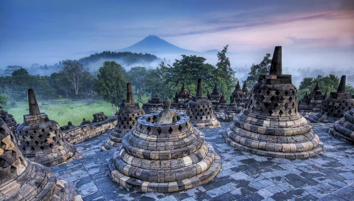 Java-conjunto de Borobudur