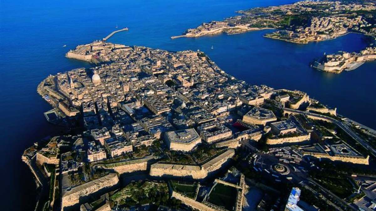 La Valletta-Vista aérea