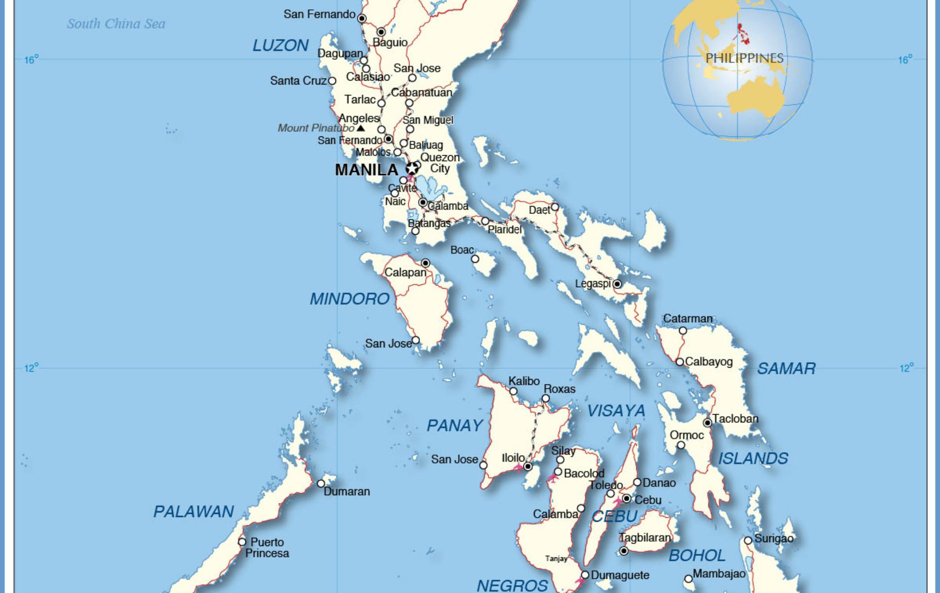 Mapa das Filipinas