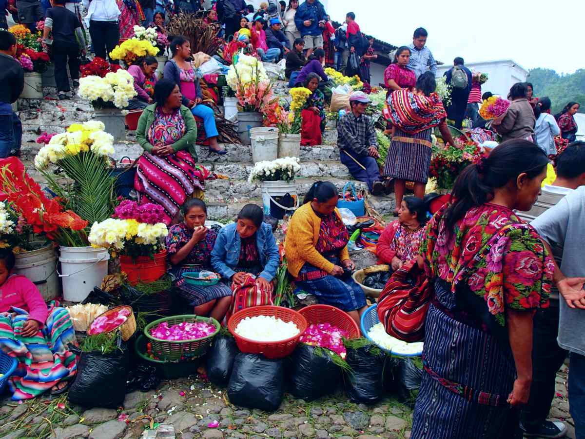 Mercado no Guatemala