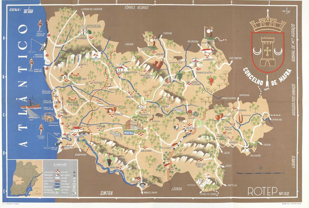 Mapa concelho Mafra