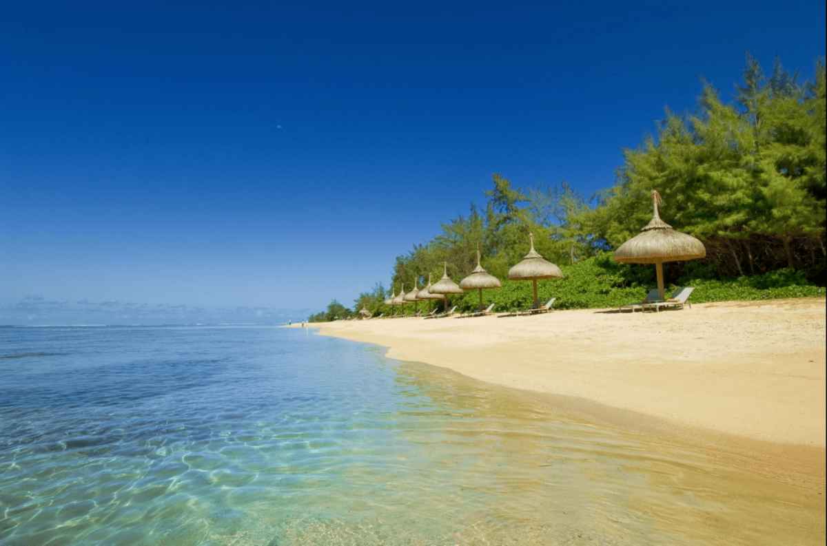 Praia nas Ilhas Mauricias