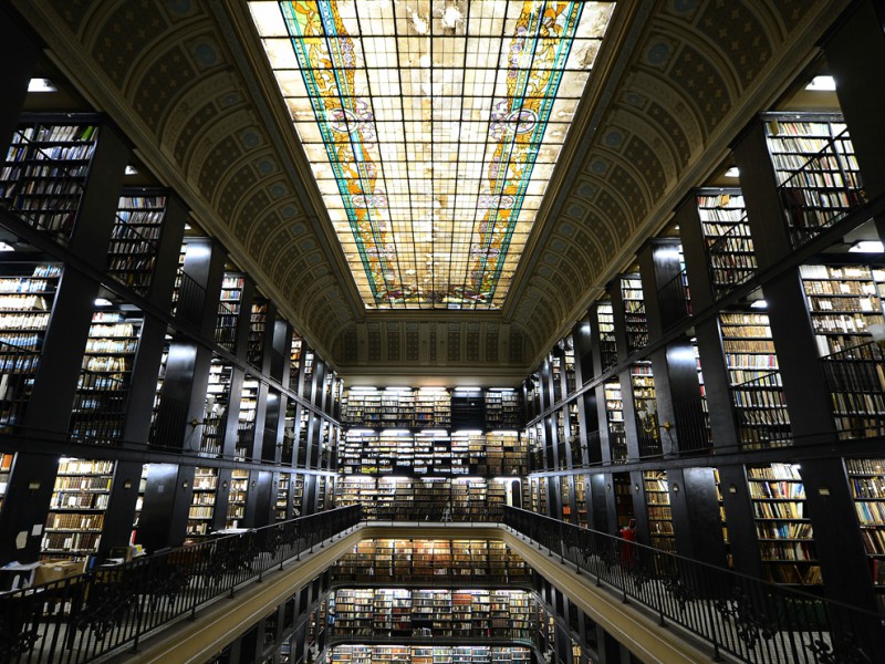 Interior da Biblioteca Nacional- Rio de Janeiro