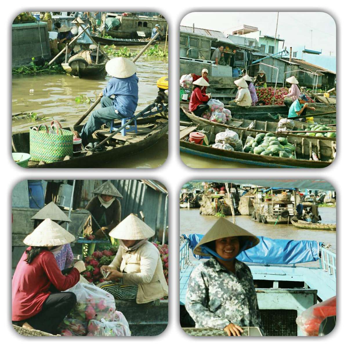 Mercado de Vinh Long - Vietname