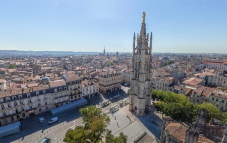 Bordéus- França- Vista aérea da praça central